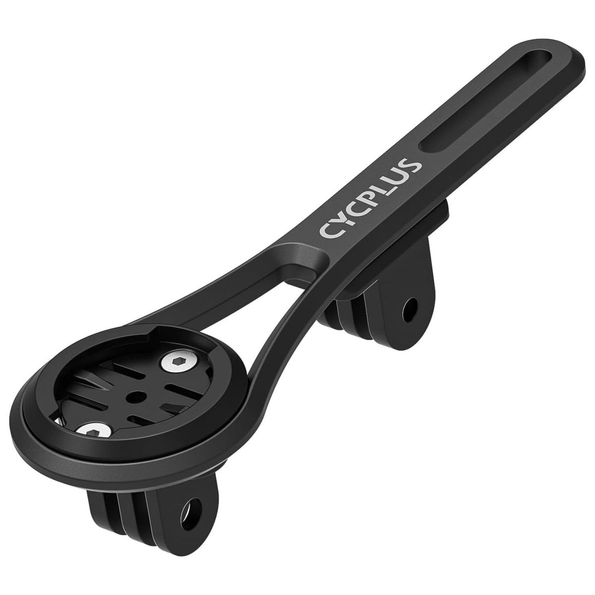 Musta CYCPLUS Z3 -mittariteline Garmin-tyyppisellä kiinnityksellä ja kahdella alapuolisella kiinnityspisteellä.