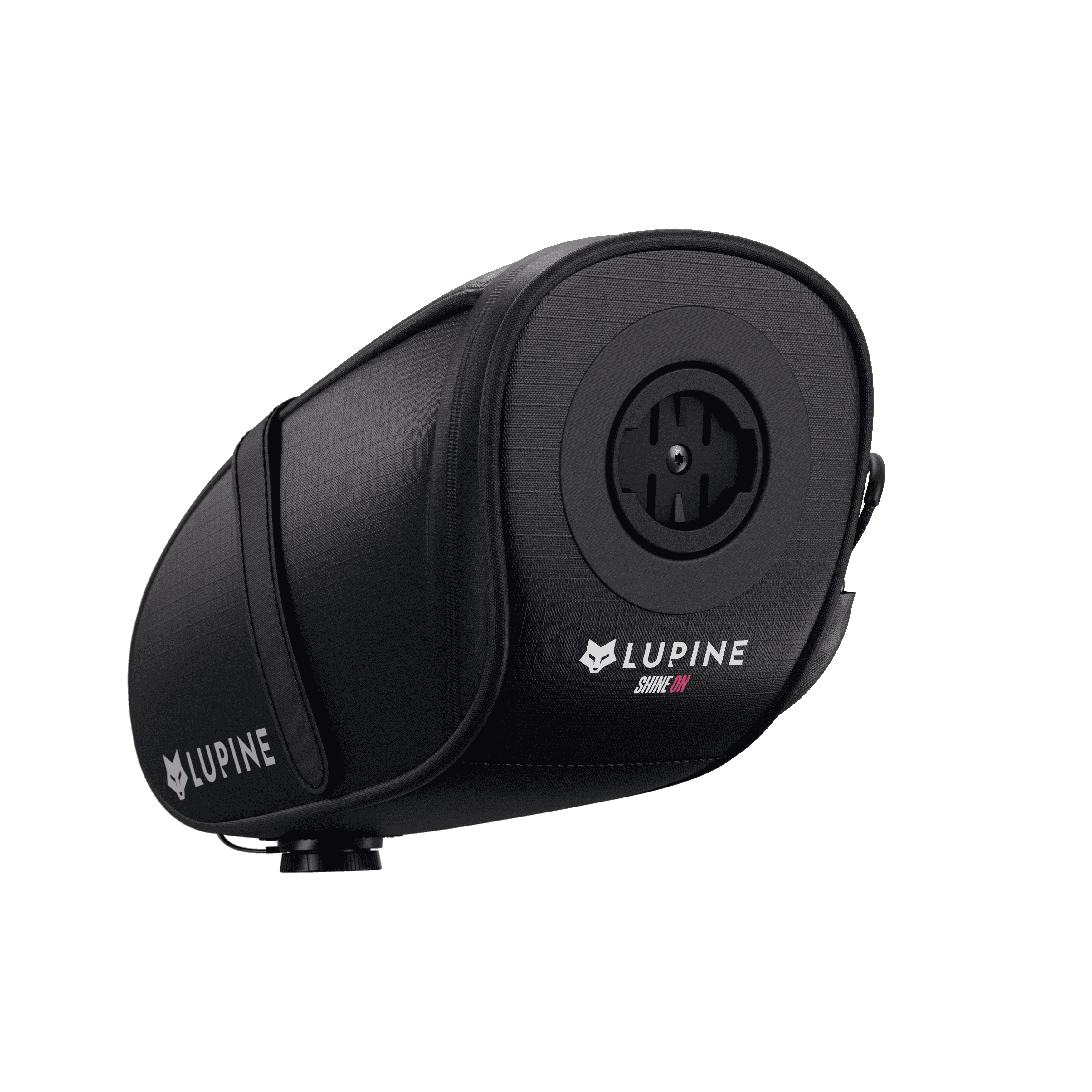 Lupine UFO satulalaukku integroidulla Garmin-takavalokiinnikkeellä