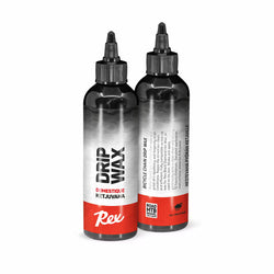 Rex Domestique Drip Wax -ketjuvahan 180 ml pullo edestä ja takaa.
