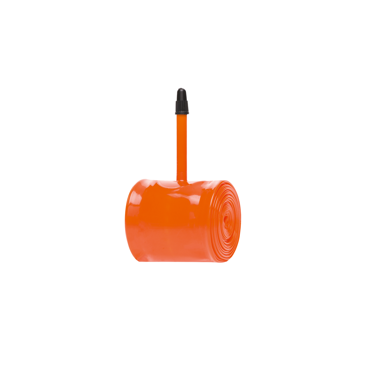 Tubolito Tubo MTB -sisärengas rullattuna, oranssi TPU ja 42 mm Presta-venttiili